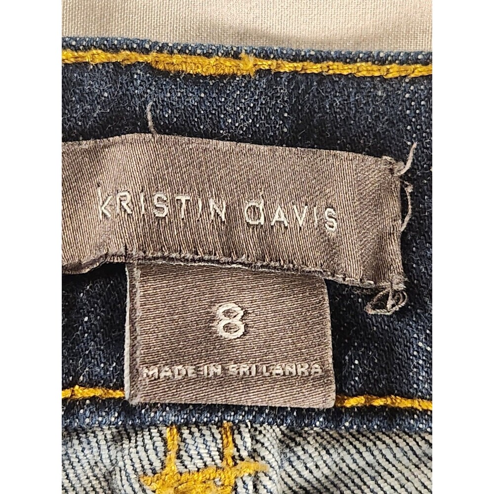 KRISTIN DAVIS Women’s Bootcut Jeans Size 8 Medium Wash Denim 27” Inseam - Picture 8 of 12